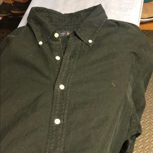 Knit all black Ralph Lauren Button Down.